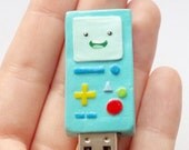 BMO usb flash drive, Adventure time usb, 8 GB usb flash, mint computer gadget, back to school