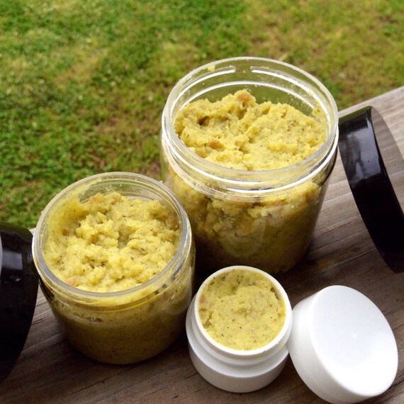 Lemongrass & Sage Exfoliating Body Scrub/ Salt Scrub/ Moisturizing