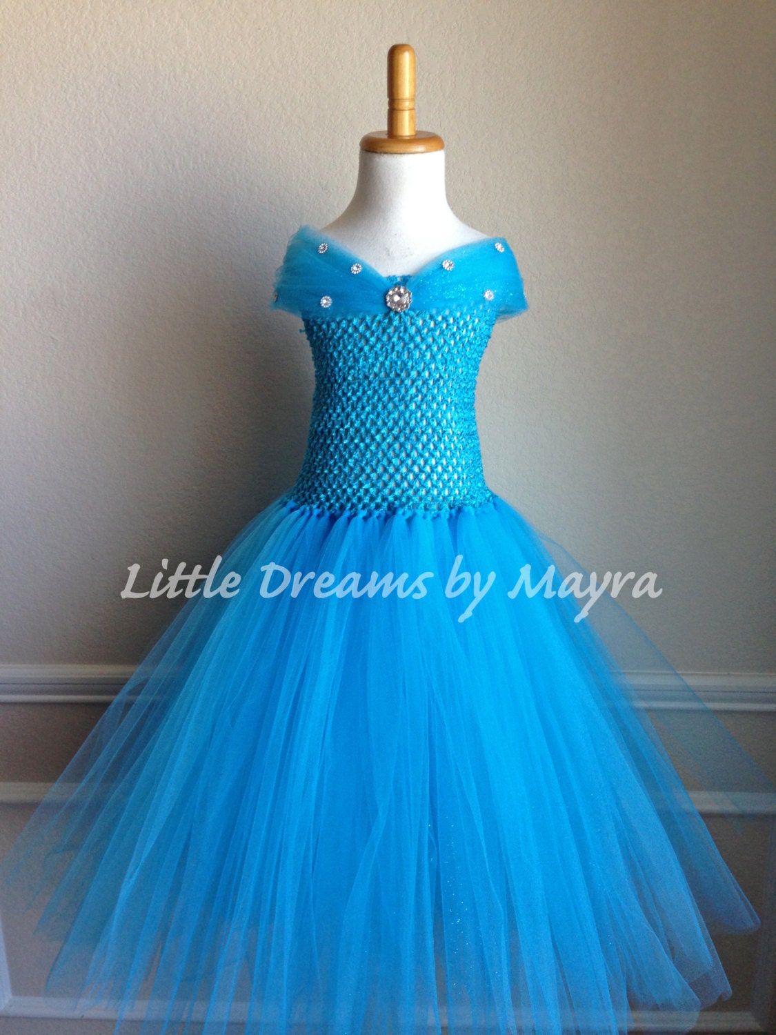 Fast Shipping Cinderella 2015 Inspired Dress Simple Version