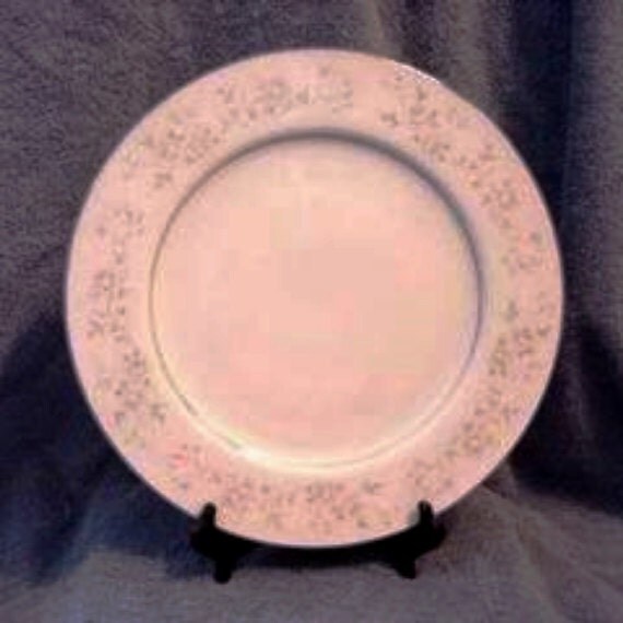 Fine China of Japan Platinum Rose Lot of 5 by lovevintagehouseware