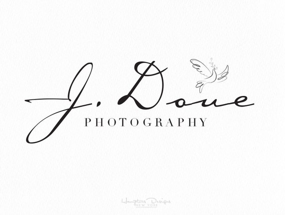 Items similar to Photography logo watermark. Classy unique handwriting ...