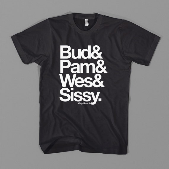 Items similar to Urban Cowboy Helvetica Unisex tee featuring Bud and ...