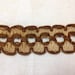 Burlap Trim By The Yard/Burlap cut out Trim/Burlap Curtain Trim/Trim/Brown Burlap Trim/1 yard 2" Burlap lace trim - Trim by the yard