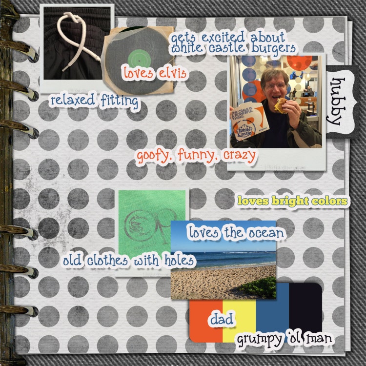 Digital Scrapbooking Moodboard Kit by on Etsy