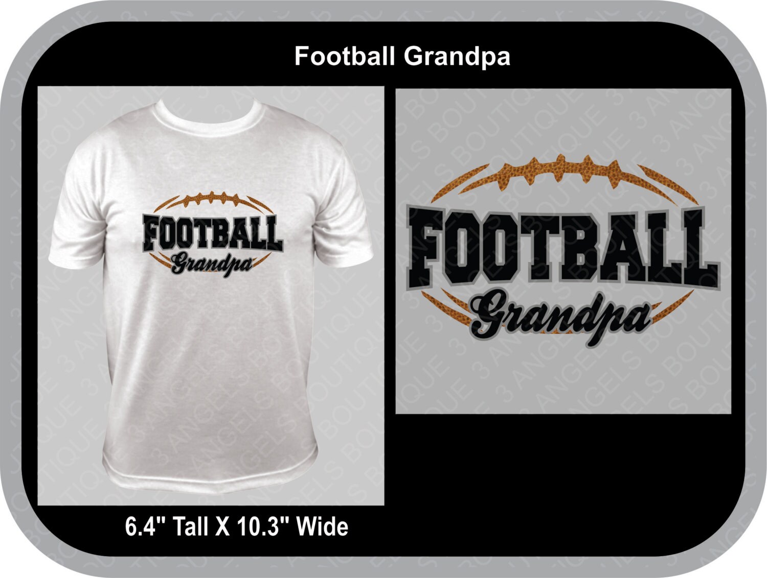 Download Football Grandpa Silhouette SVG Cutter Design INSTANT DOWNLOAD