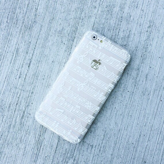 Clear Plastic Case Cover for iPhone 6 4.7 Henna White by STUCHI