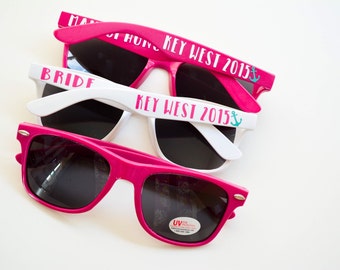Bachelorette Bridal Party Sunglasses - Personalized - Girls Trip