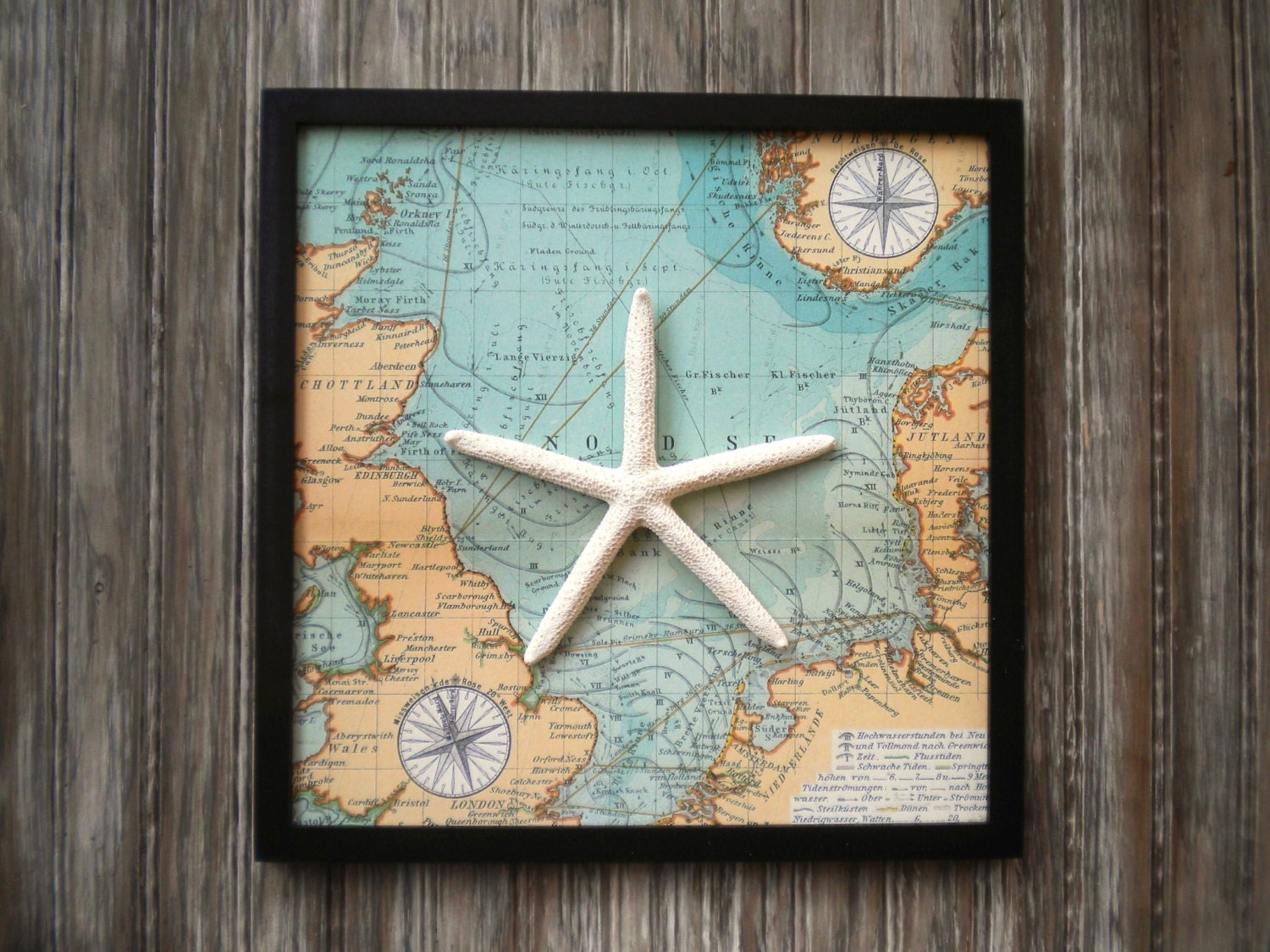 Cottage Chic Beach Decor Wall Art Nautical by OMearasCottageCharm