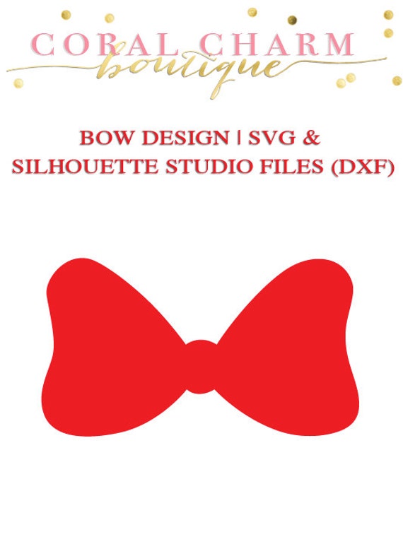 Download Items similar to Bow File for Cutting Machines | SVG and Silhouette Studio (DXF) on Etsy