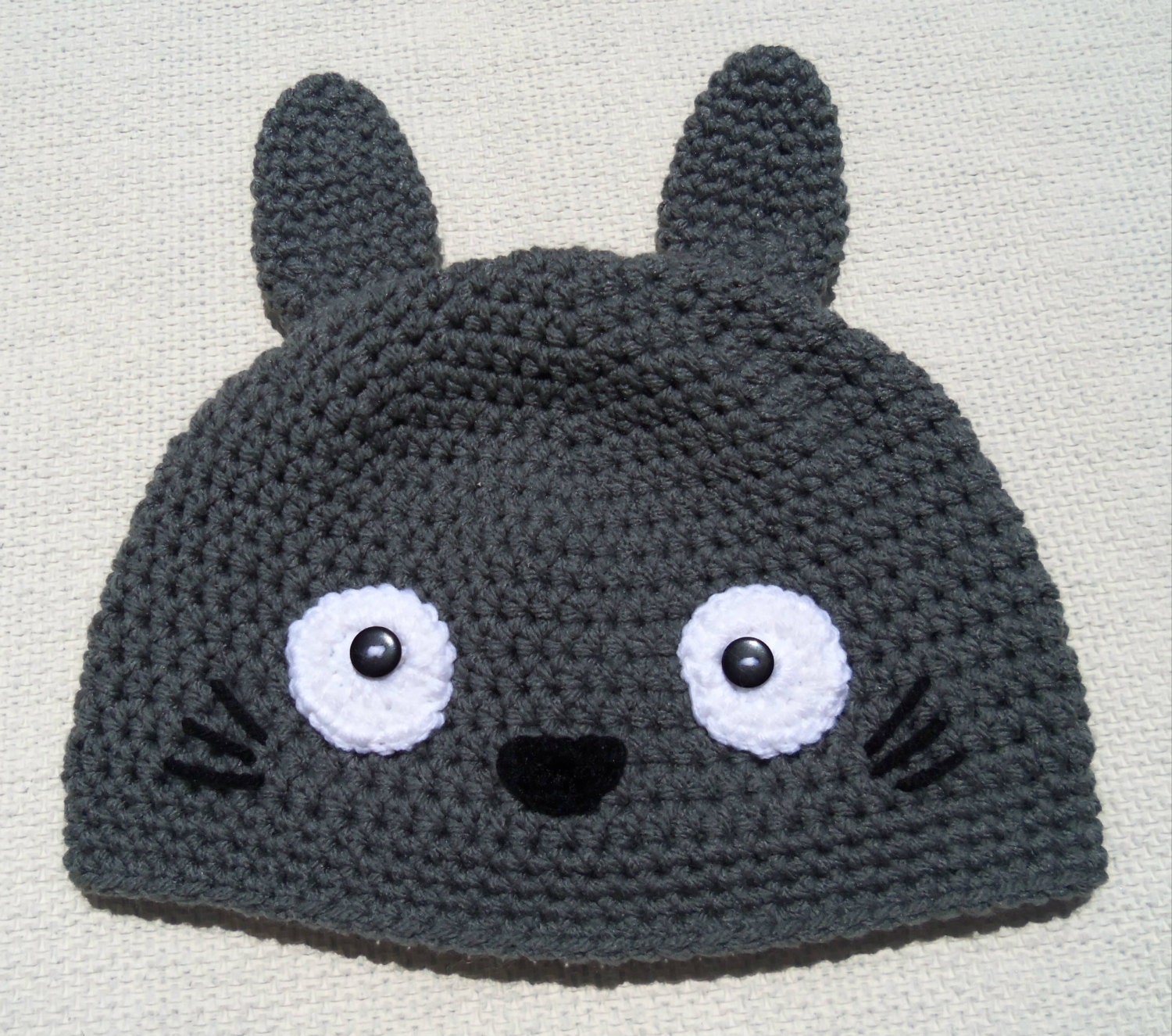 crochet totoro hatcrochet pokemon hatcrochet hat by Handmade75