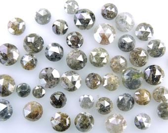 Rose cut Loose Diamond mix color Natural diamond low price 2.00 MM to 5.00 MM 1ct Lot Q108