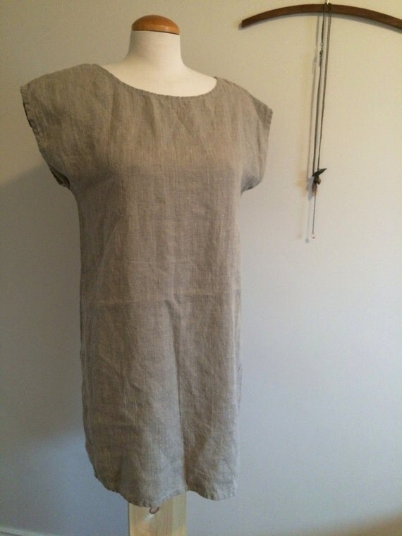 READY TO SHIP Linen Tunic Natural by MissesCountry on Etsy