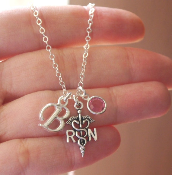 RN Graduation Necklace RN Graduation Gifts Personalized RN