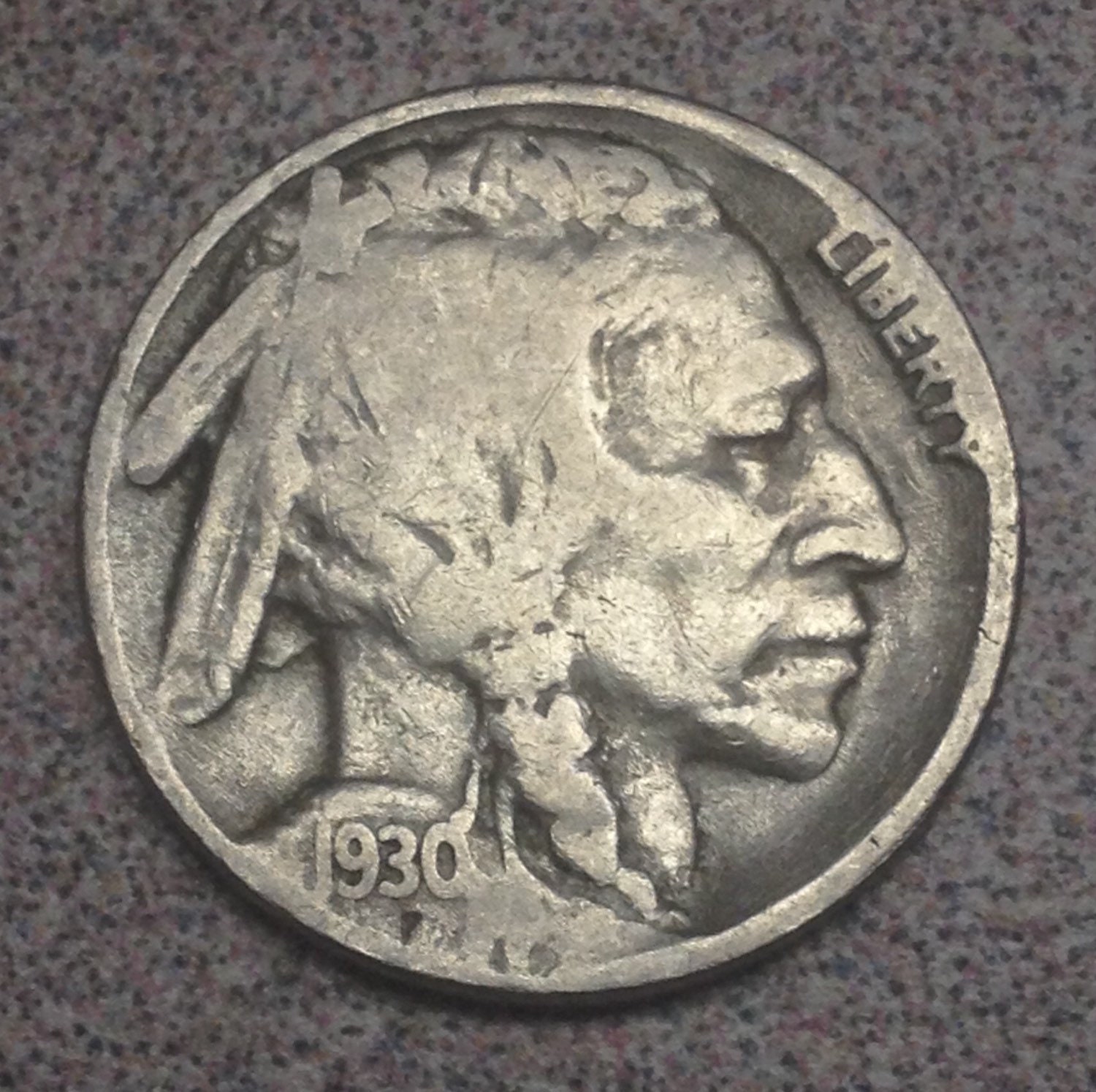 Old Coin Antique 1930 Indian Head Buffalo Nickel. by AntiqueCoins