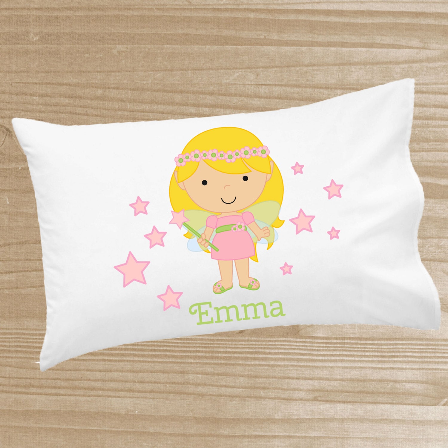 Personalized Kids' Pillowcase Fairy Pillowcase for Girls