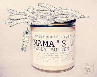 Mama's Organic Belly Butter | Organic Pregnancy Gift | Pregnant Gift | Organic Stretch Mark Cream | Baby Reveal Gift | New Mother Gift