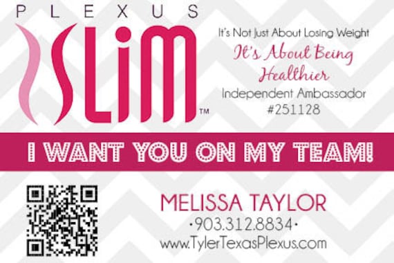 Plexus Slim Recruiting Marketing Postcard Business Opportunity Card