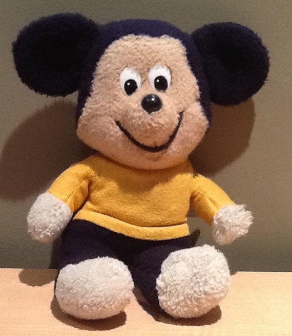 mickey mouse plush vintage