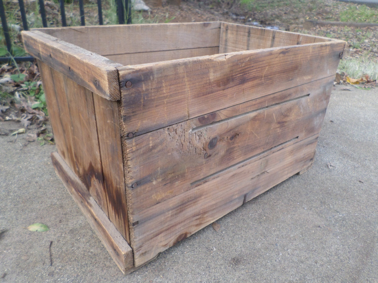 Rustic Wood Box by RestoredRust on Etsy