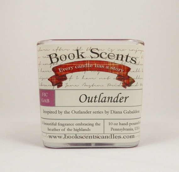 Outlander - Book Inspired Candle - Hand-poured, 10 oz soy blend container candle