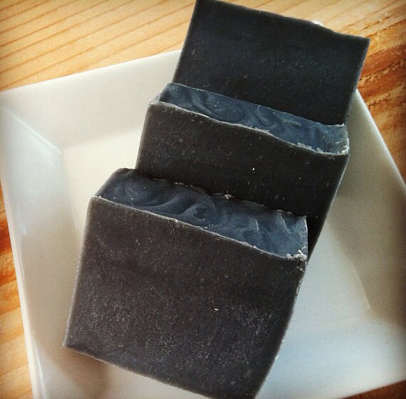 Handmade Organic soap AFRICAN BLACK by PurpleeNaturals on Etsy
