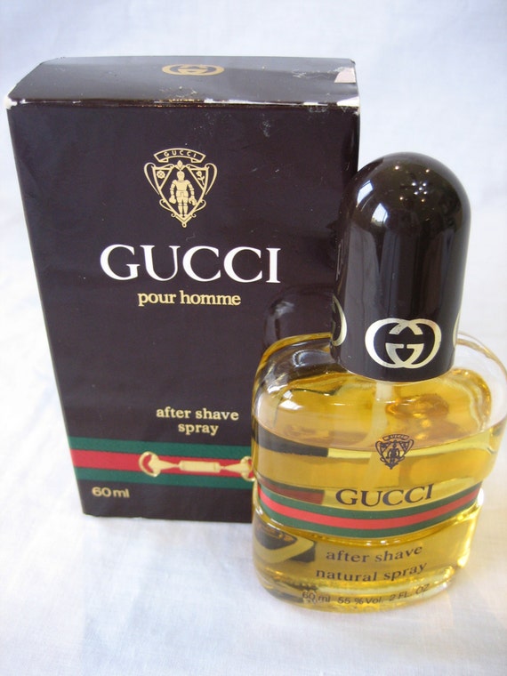 Vintage Gucci Pour Homme After Shave Natural Spray 2.0 fl. oz.