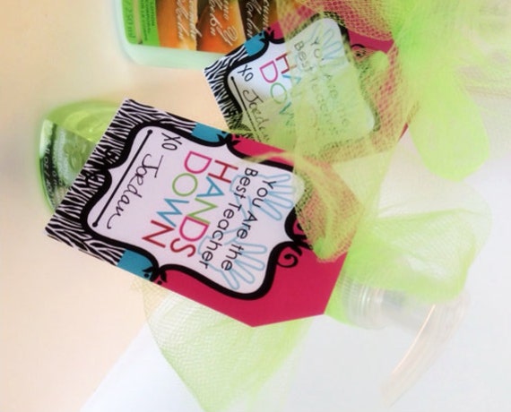 Printable Teacher Appreciation Soap Gift Hand lotion gift