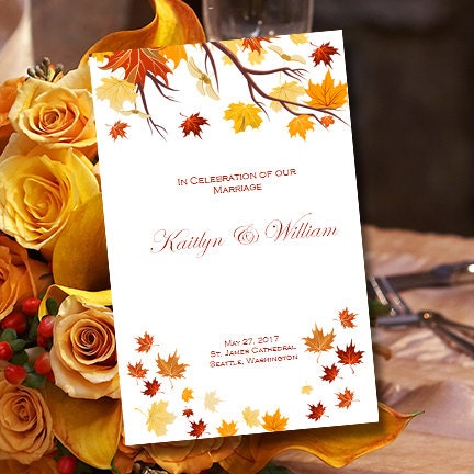 free printable wedding ceremony programs