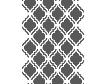 Circle Lattice Stencils -small Scale- Template For Crafting Canvas DIY