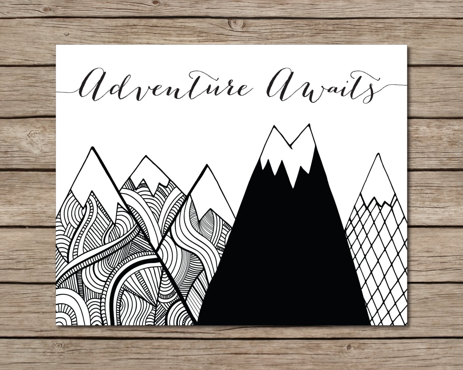 Adventure Awaits Printable INSTANT DOWNLOAD Printable