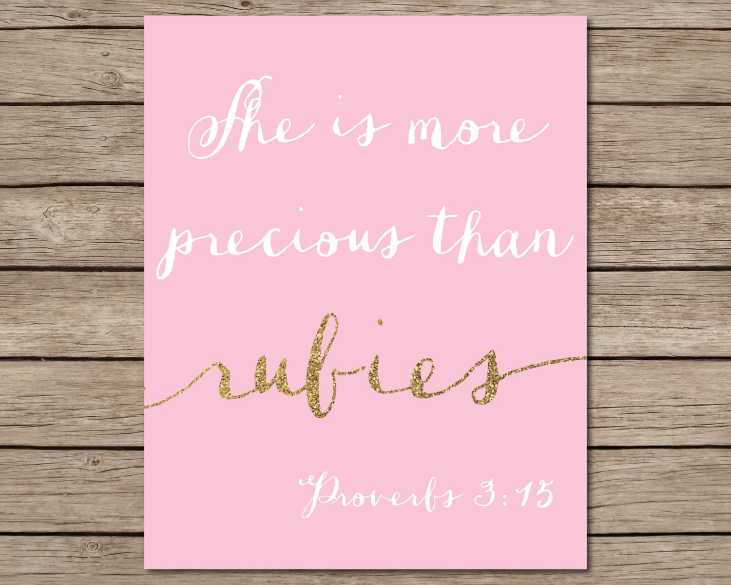 She Is More Precious Than Rubies Printable Instant Download