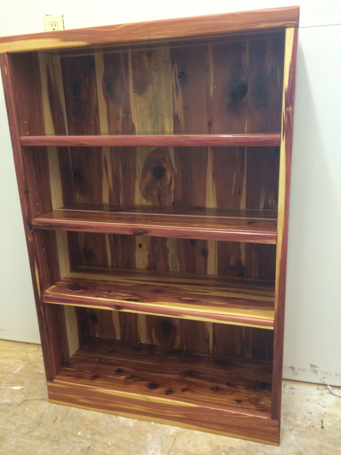 bookcase cedar bookcase bookshelf cedar bookshelf wooden