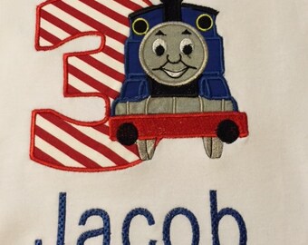 Thomas the Train Birthday Shirt