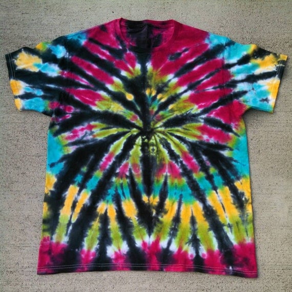 how to make spider tie dye shirts