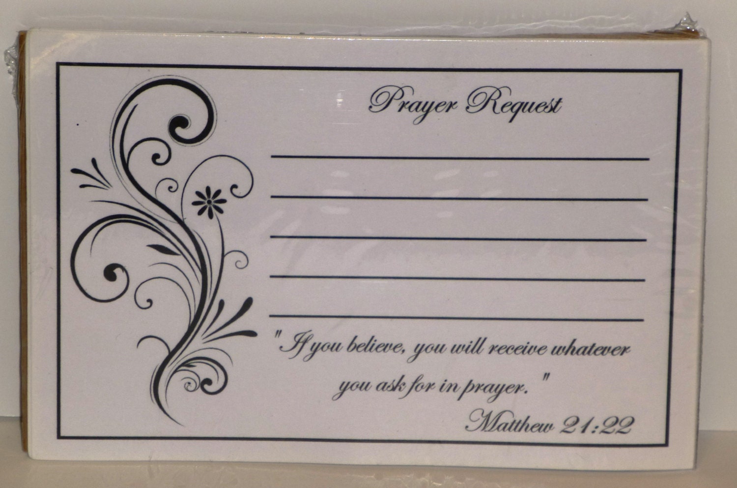 Pack of 100 Prayer Request Cards by RusticEleganceLV on Etsy