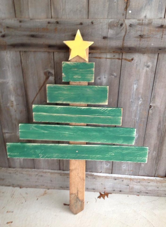 Items similar to Christmas Tree made from wood, wood tree, tree made from wood, wood christmas ...