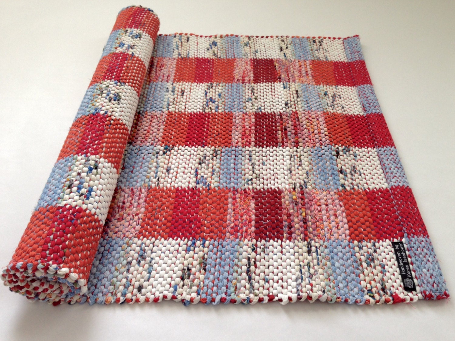 Rag Rug Autumn Clouds Hand Woven Colorful