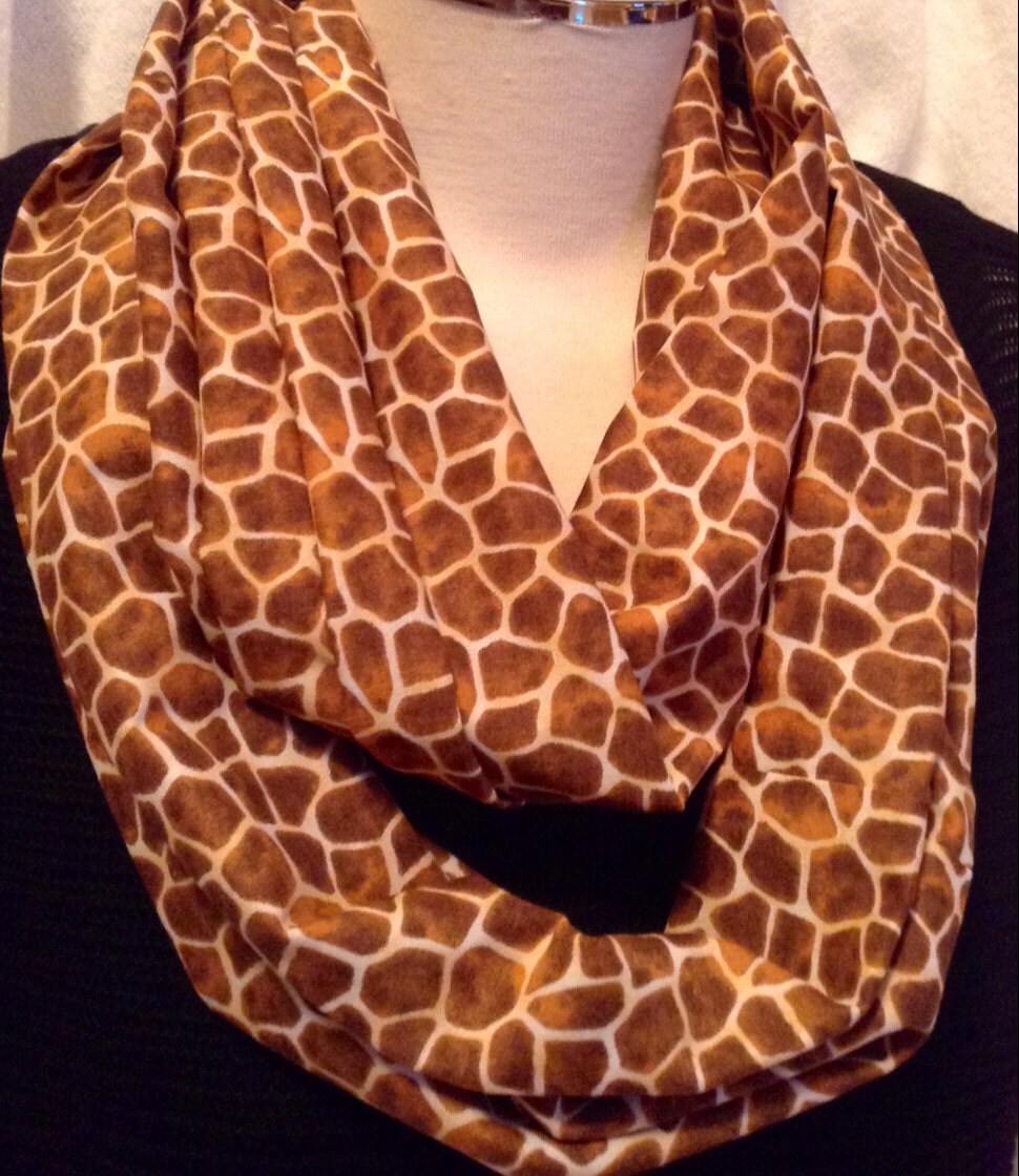 Infinity Scarf...Giraffe by SplendidFindings on Etsy