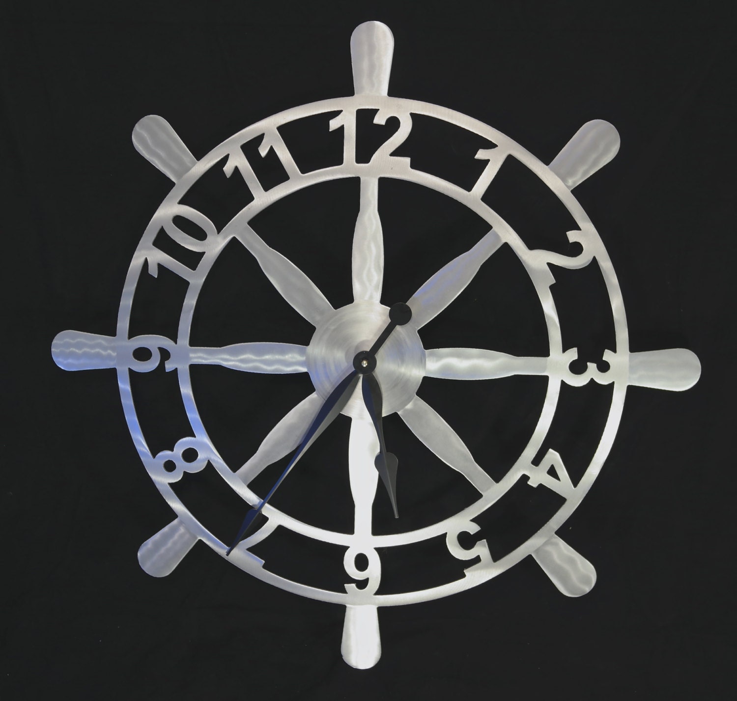 Nautical Clock Wall Clock Nautical Metal Wall Art Ship