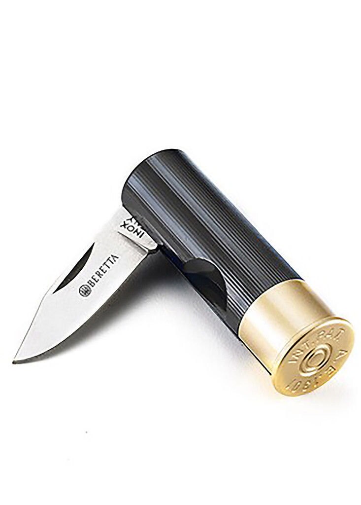 Beretta Shotgun Shell Pocket Knife Black