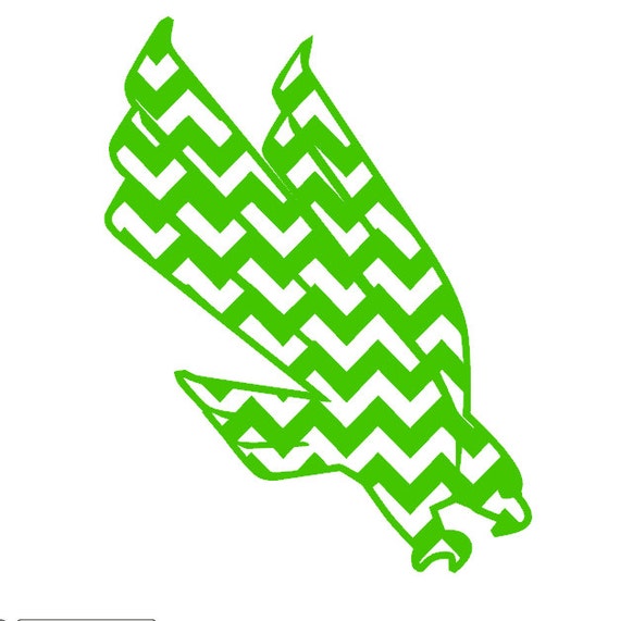 Chevron University of North Texas UNT Mean by SCoastalDesigns