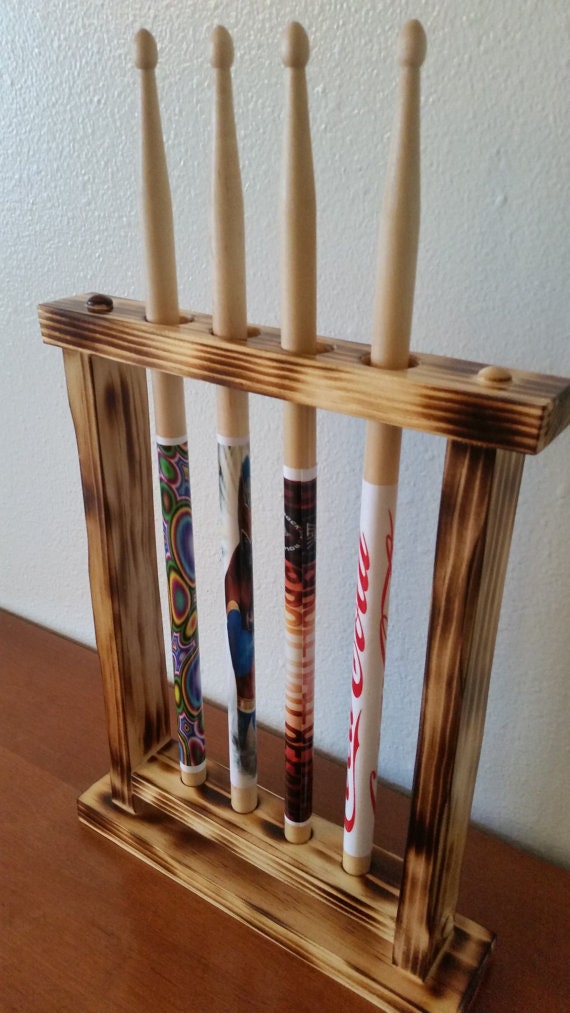 Items similar to Drum Stick Display, Drumstick Holder , Holds 4 sticks
