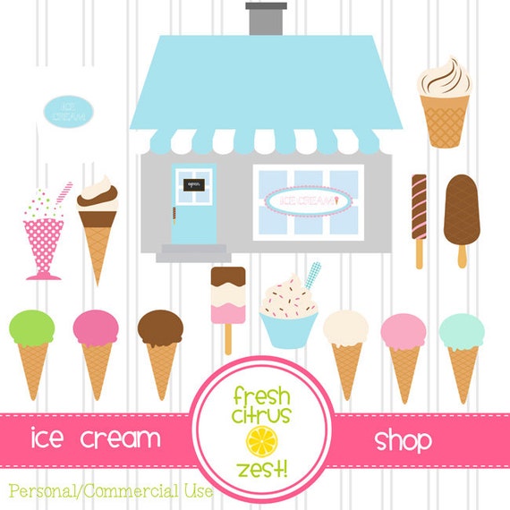ice cream store clipart - photo #13