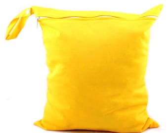 Large Wet bag, Hello Yellow