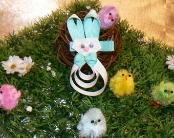 Easter Bunny hair clip