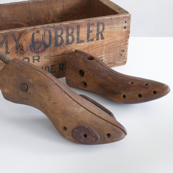 antique cobbler repair kit vintage shoe repair kit shoe