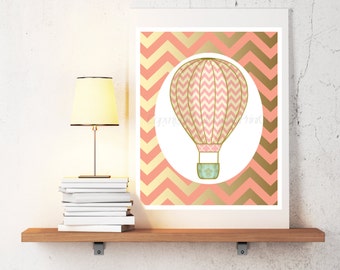 Hot Air Balloon Decor, Hot Air Balloon Printable Decoration, Hot Air ...