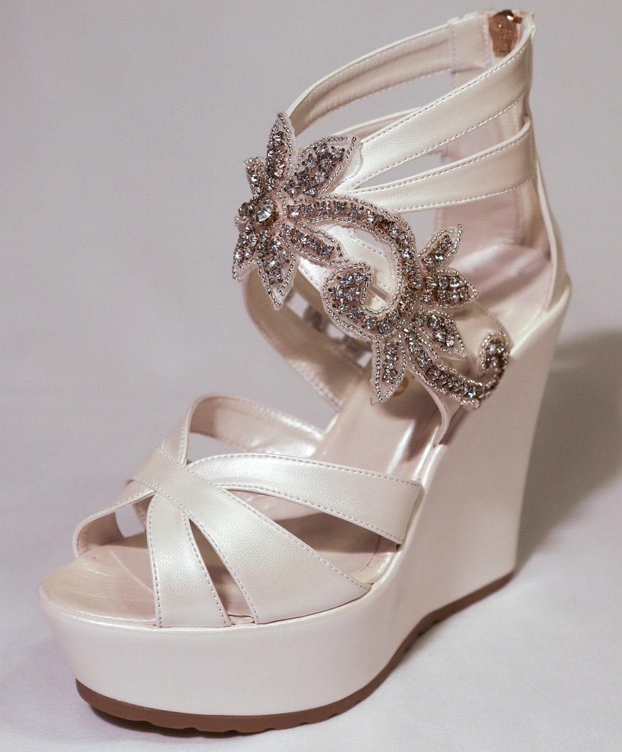 Wedding Shoes Wedges Platform 29b 