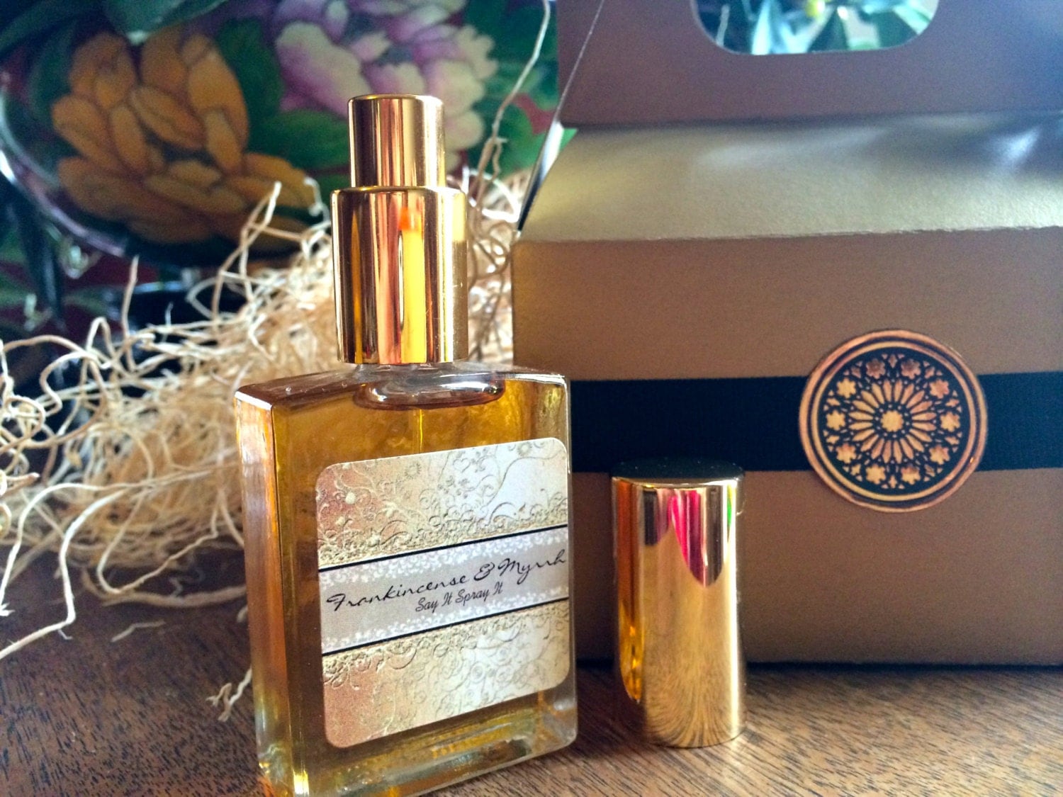 Moroccan Frankincense and Myrrh Perfume 1oz. Spray by SayItSprayIt