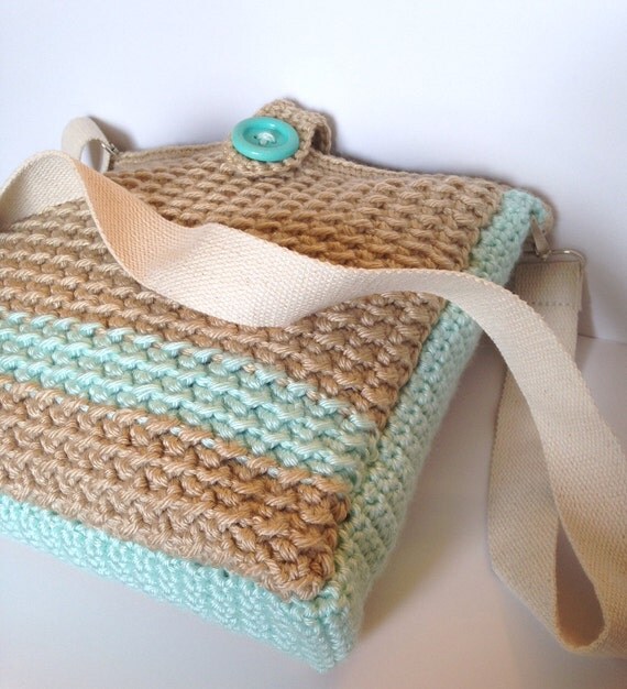 Sandy Shore Messenger Bag Crochet Pattern